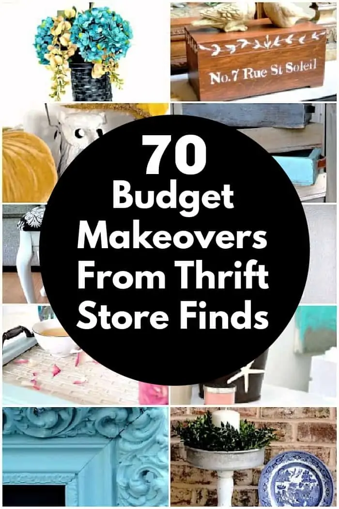 Budget makeovers created from thrift store finds