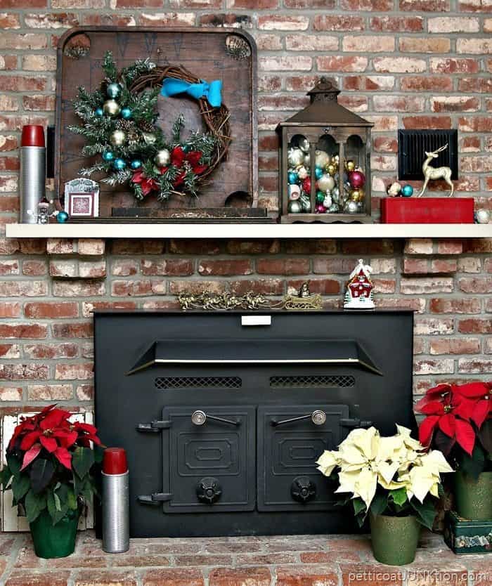 Christmas decorating ideas featuring vintage and junk treasures from yours truly 2013-2019 all in one post.