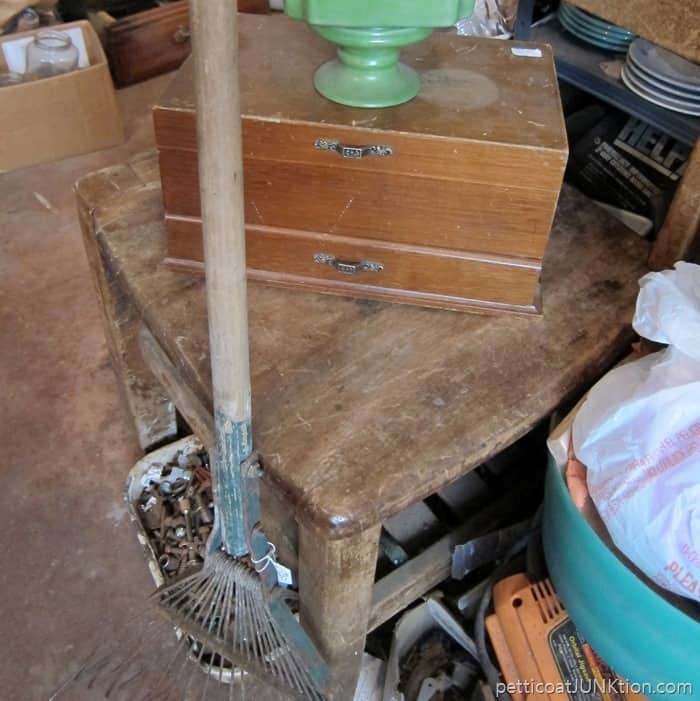 rusty rake from my favorite junk shop