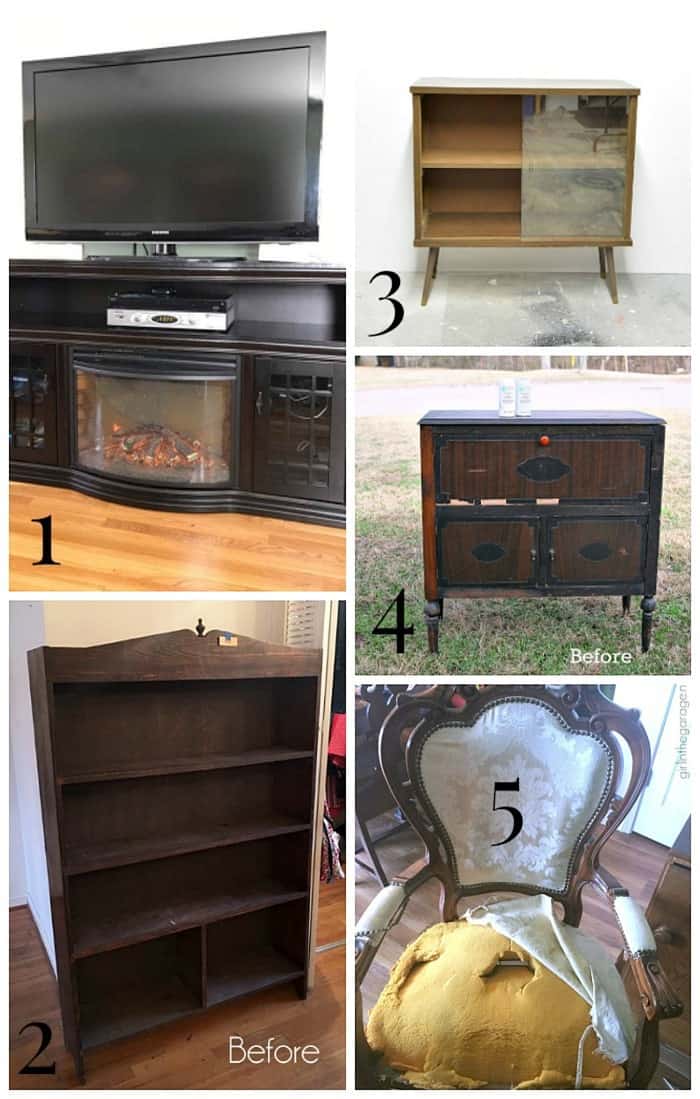Furniture Fixer Uppers Before Project Makeover Photos January