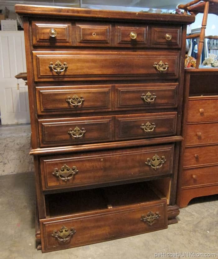 Making Furniture Repairs And The Missing Drawers - Petticoat Junktion