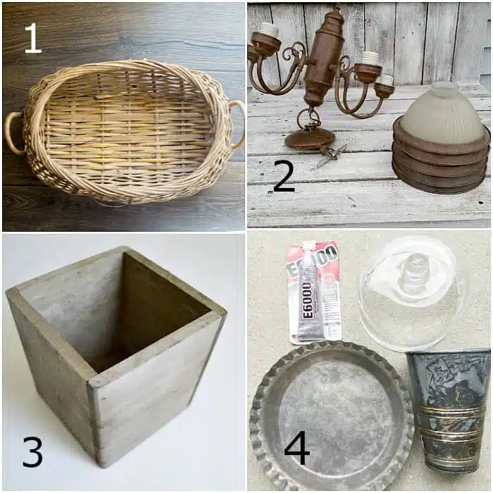 March Thrift Store Decor projects before makeover