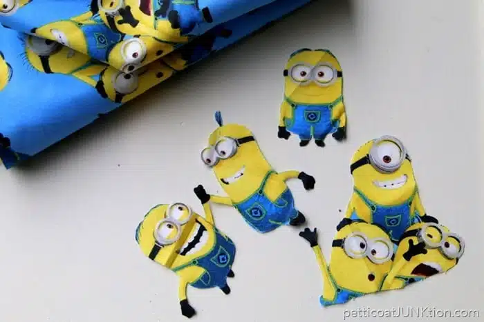 Minions Fabric for decoupage project