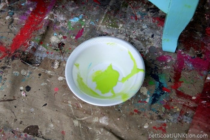 lime green paint