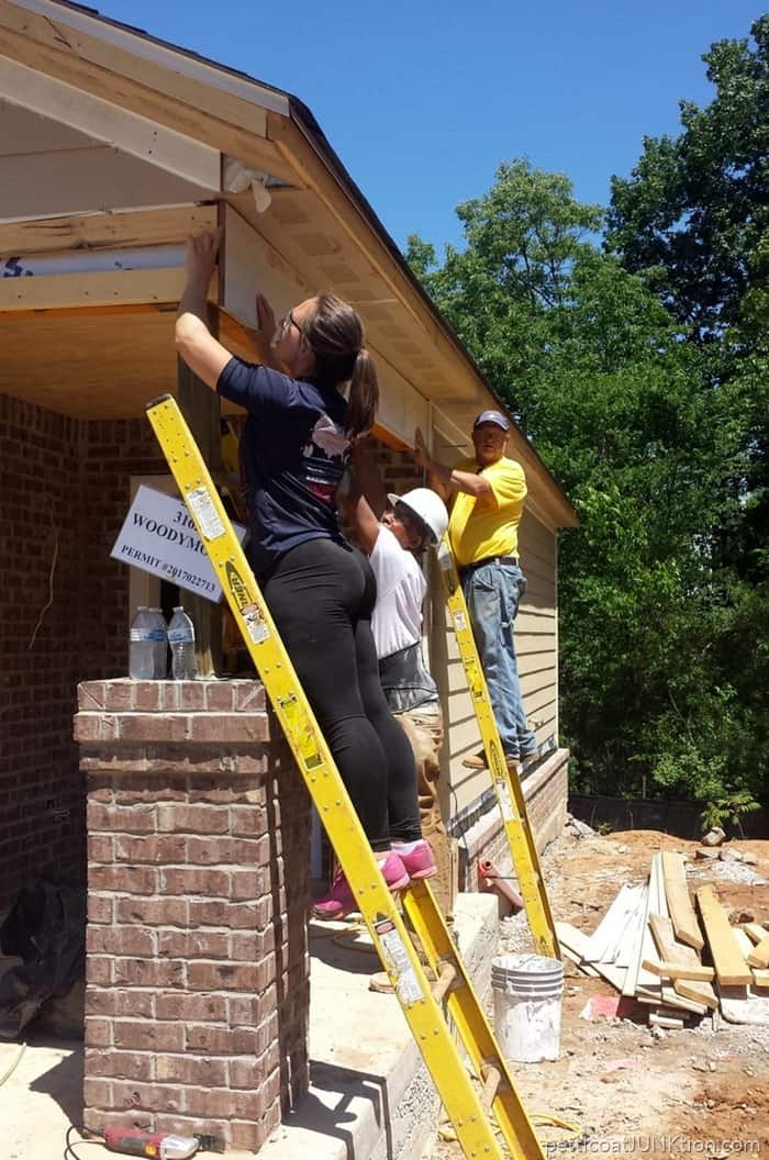 Habitat for Humanity Women Build project in Nashville 2017