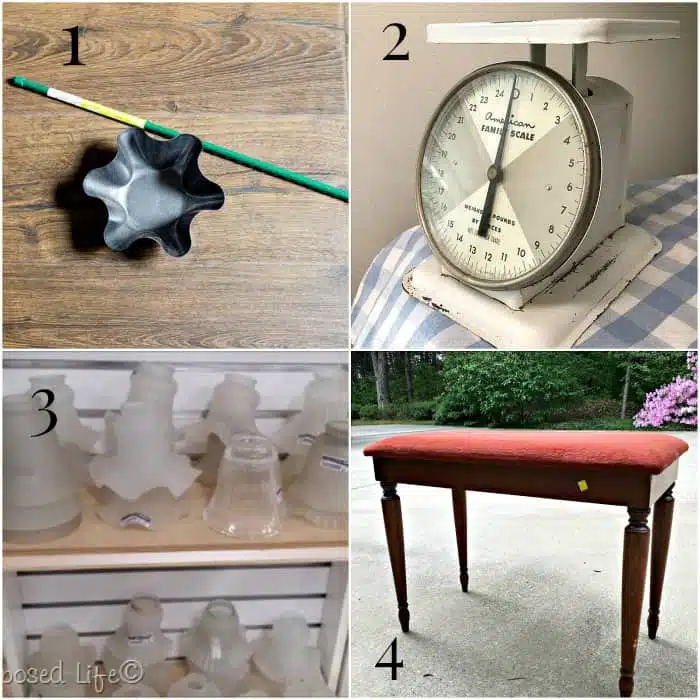 May Thrift Store Decor projects before makeovers