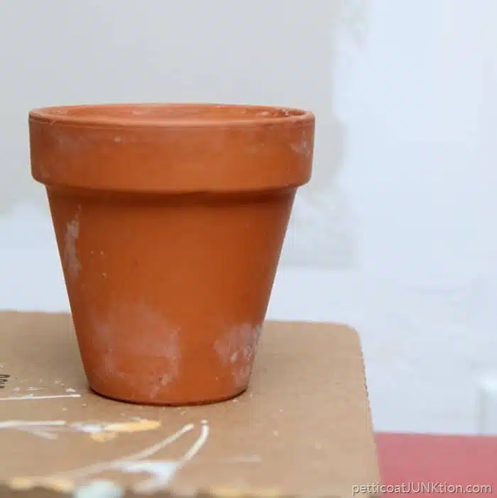 clay pot for paint project