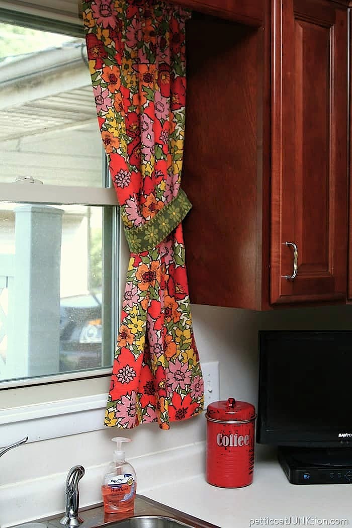 how to repurpose barkcloth curtains