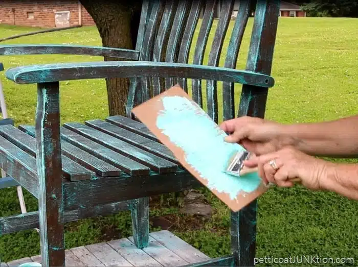painting the chair