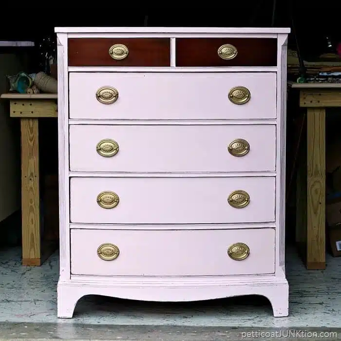 Barely Pink Furniture And A Bit Of The Original Finish