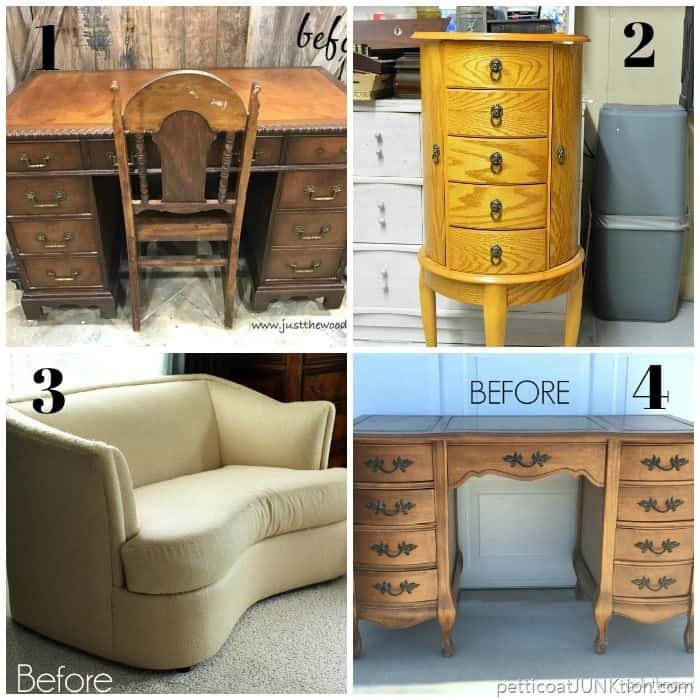 Furniture Fixer Upper June before collage