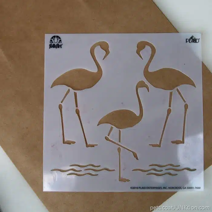 Flamingo Stencil from FolkArt