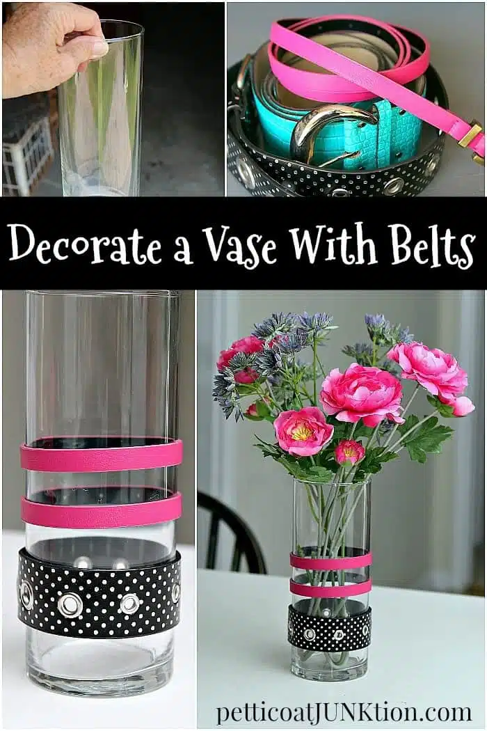 Decorate A Vase With Belts