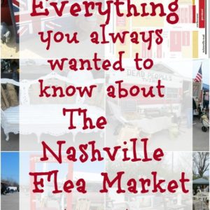 Nashville Flea Market information including dates, times, hours, market layout, shopping tips, etc.