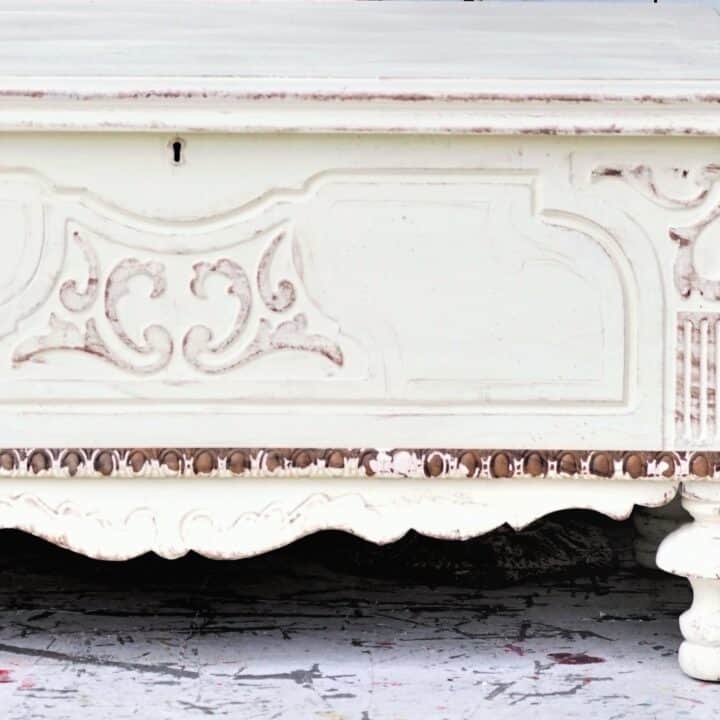 How To Make White Painted Furniture Look Old And Aged