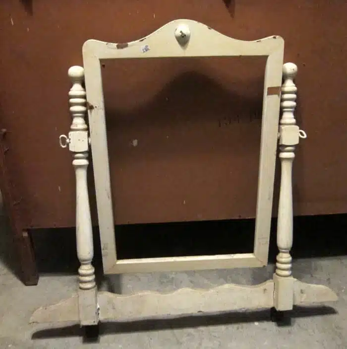 wood mirror frame from an old dresser