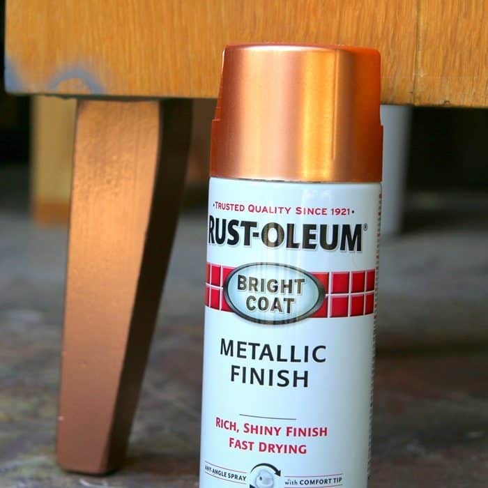 Rustoleum metallic spray paint