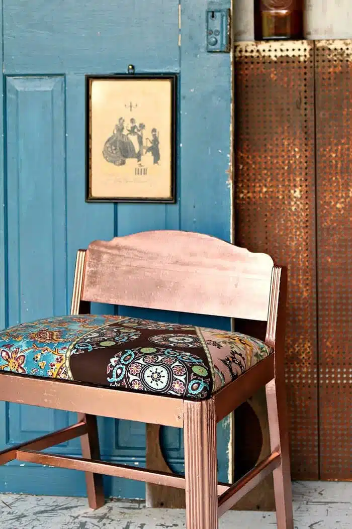 Rustoleum Spray Paint Metallic Copper Furniture Makeover