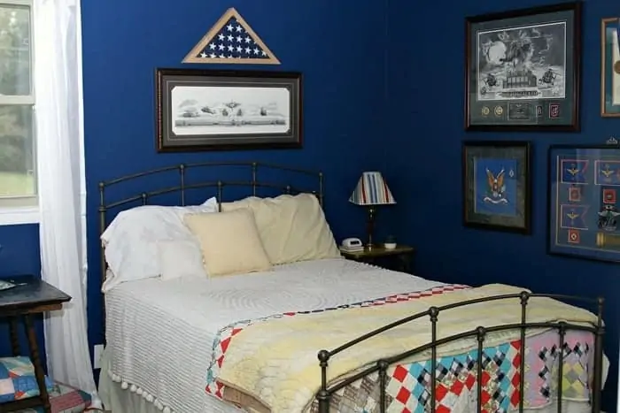 Home Tour One Room At A Time Blue Guest Bedroom 1