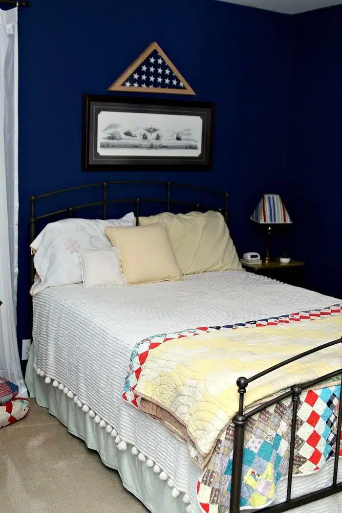 Home Tour One Room At A Time Blue Guest Bedroom
