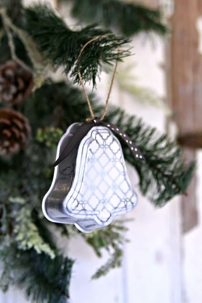 Silver Bell Christmas Ornaments Handmade With Love