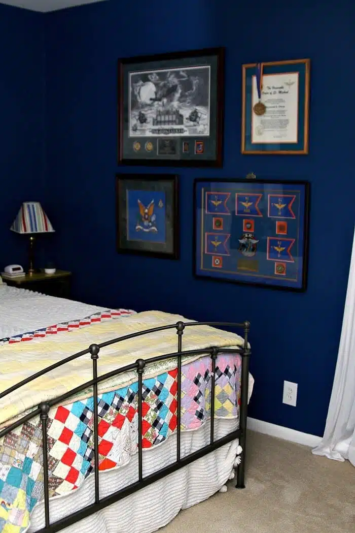 Tour Our Home One Room At A Time Blue Guest Bedroom