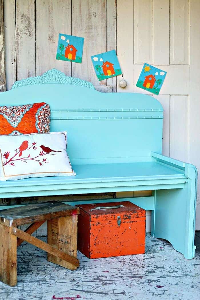 Wrong Paint Color For The Headboard Bench The First Time