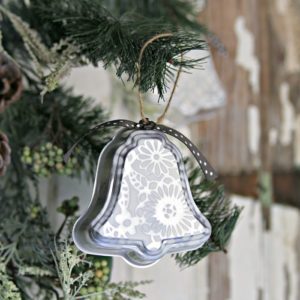 silver bell diy ornament