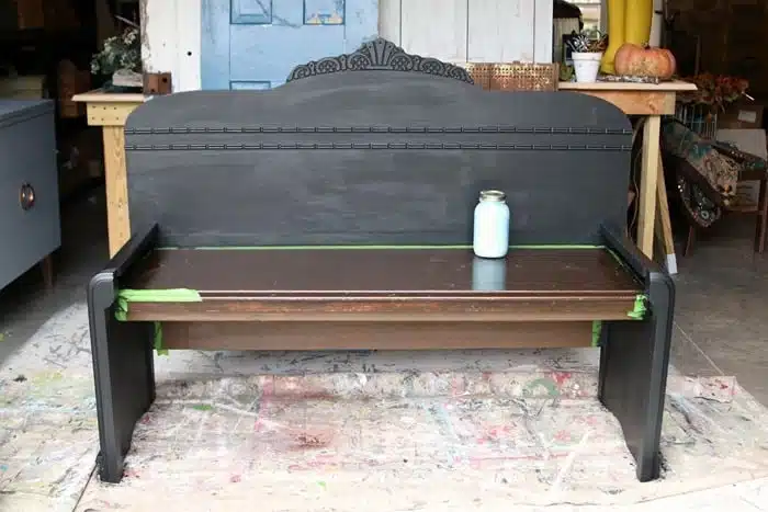 painting a headboard bench