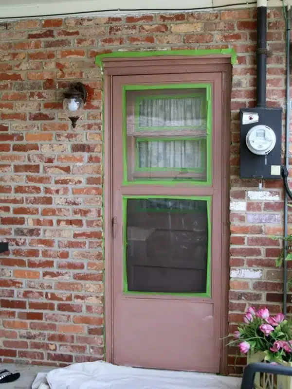 Kilz primer for painting an exterior metal storm door
