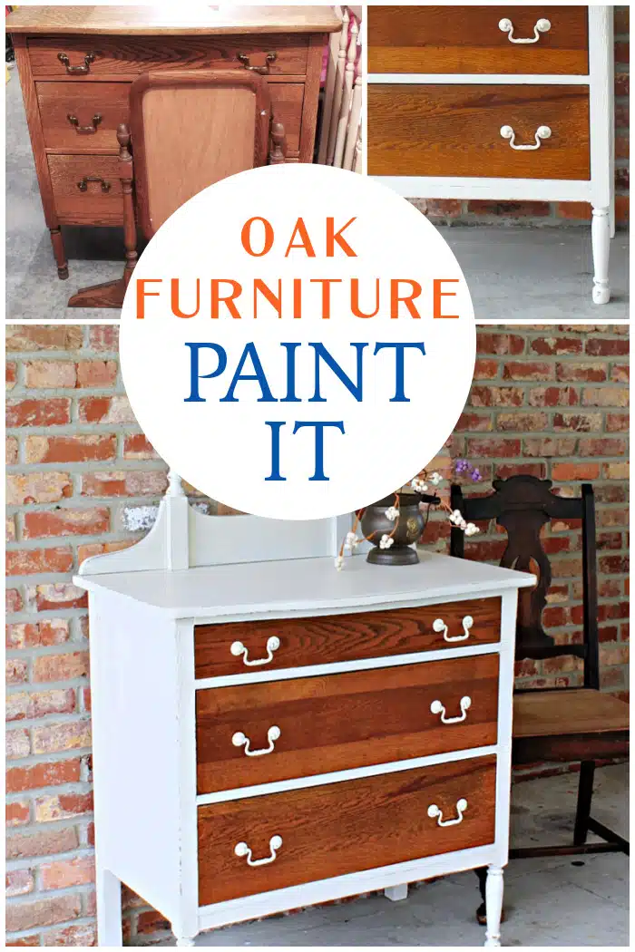 how to paint oak furniture