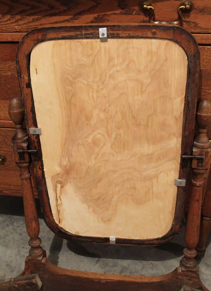 mirror replaced with wood for chalkboard