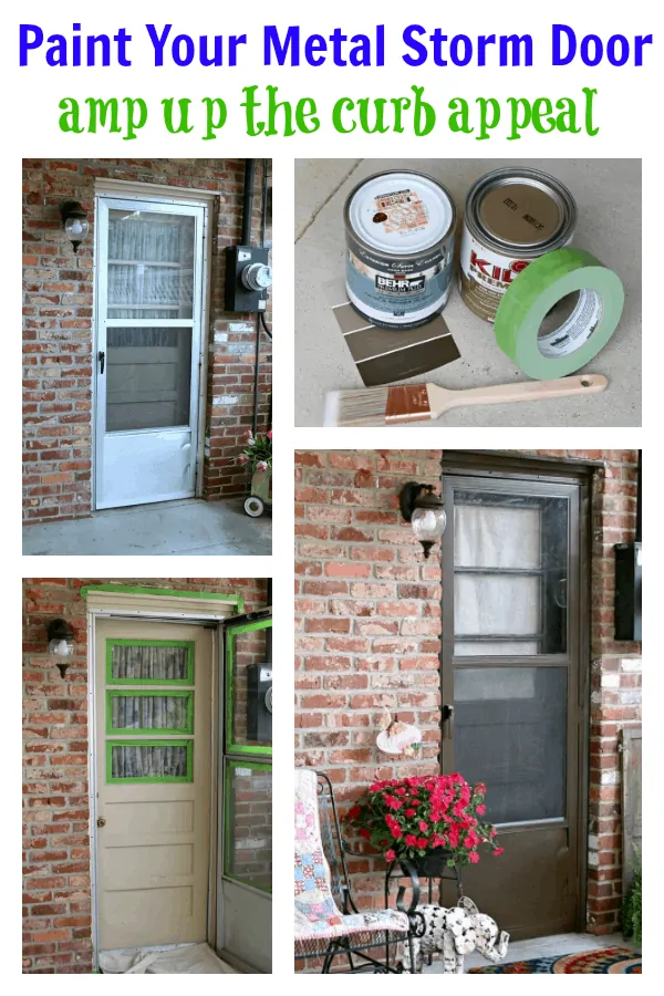 paint your metal exterior storm door