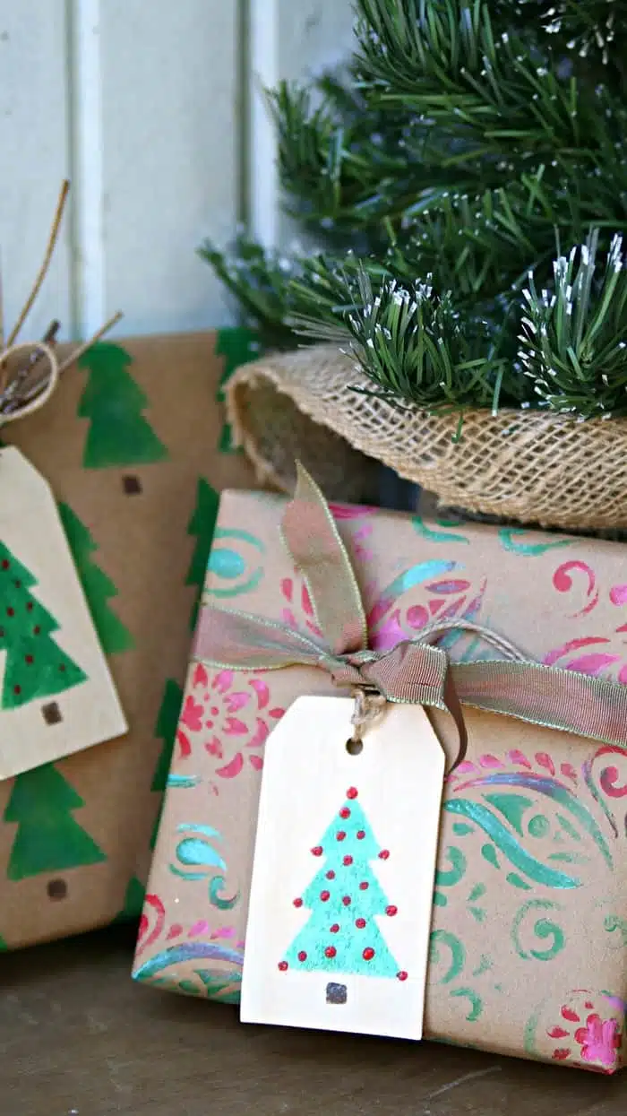 pretty gift wrapping paper