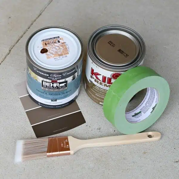 supplies for painting exterior metal doors like a professional