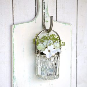 glass wall vase