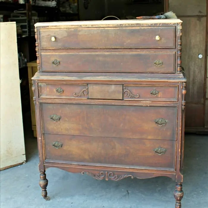 horse eaten chest trash to treasure furniture transformation