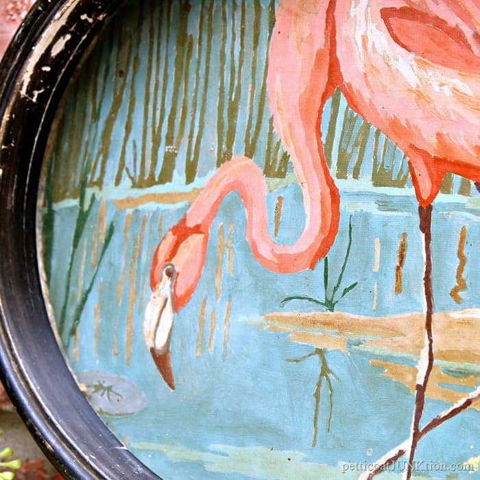 Vintage Paint By Number Pink Flamingo Gets A New Look
