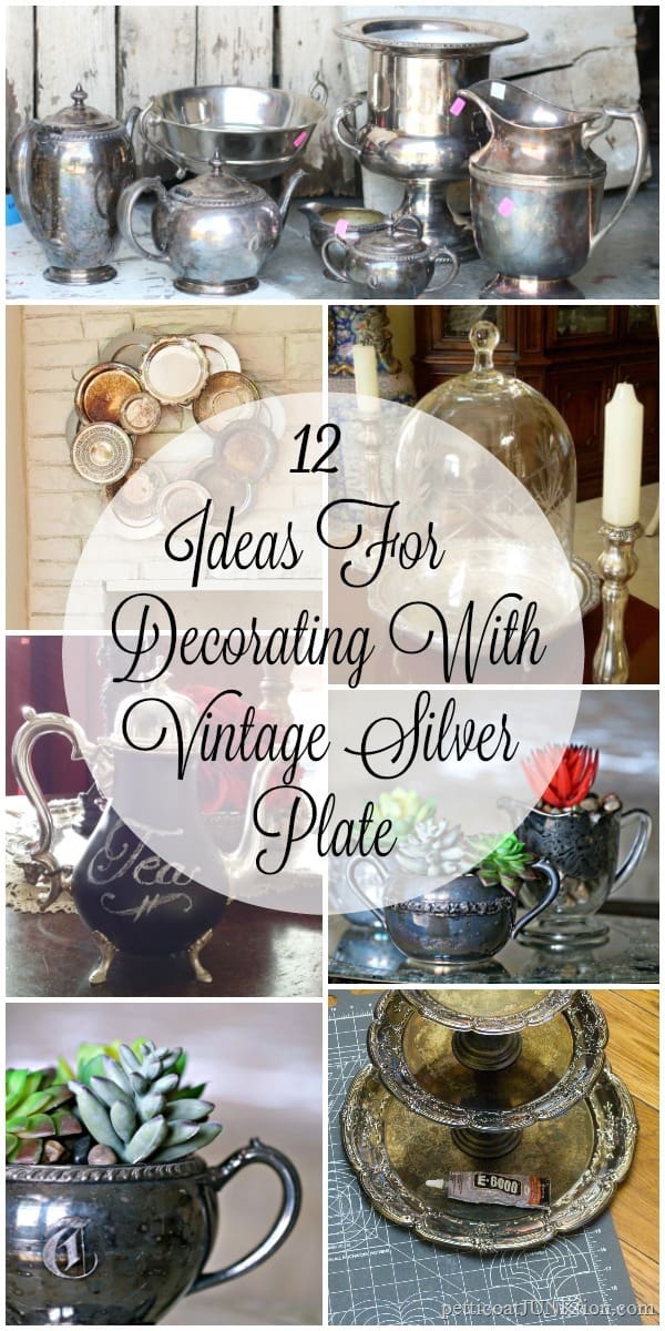 12 Silver Plate Repurpose Ideas Including My Latest Project