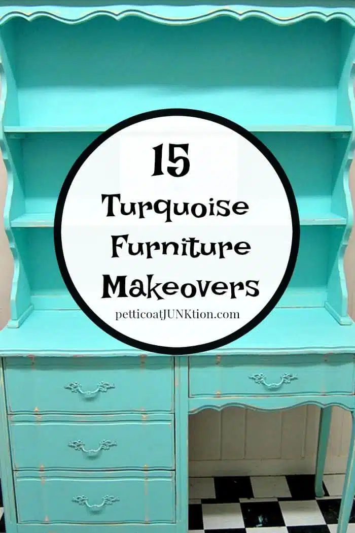 15 Turquoise Furniture Makeovers