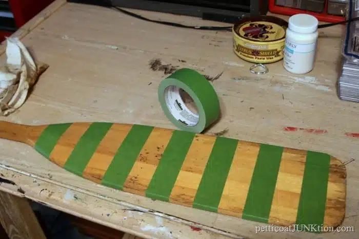 FrogTape striped diy project