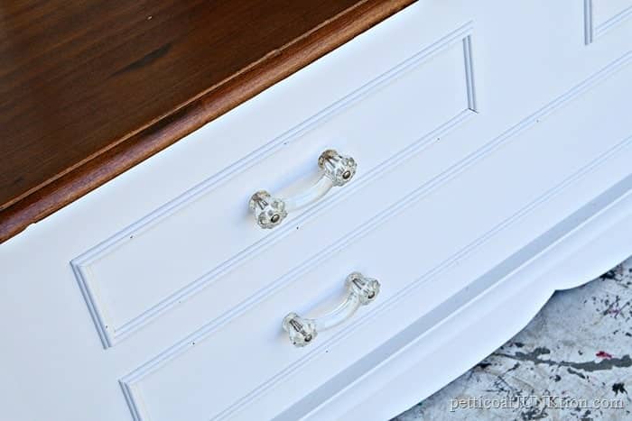 stained and painted furniture