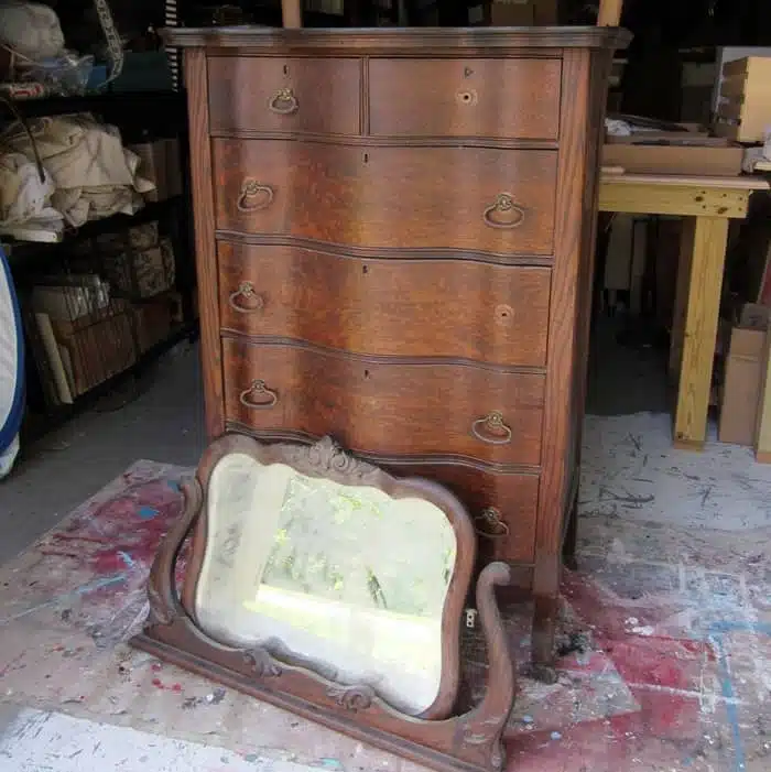 Antique Furniture waiting to be refurbished