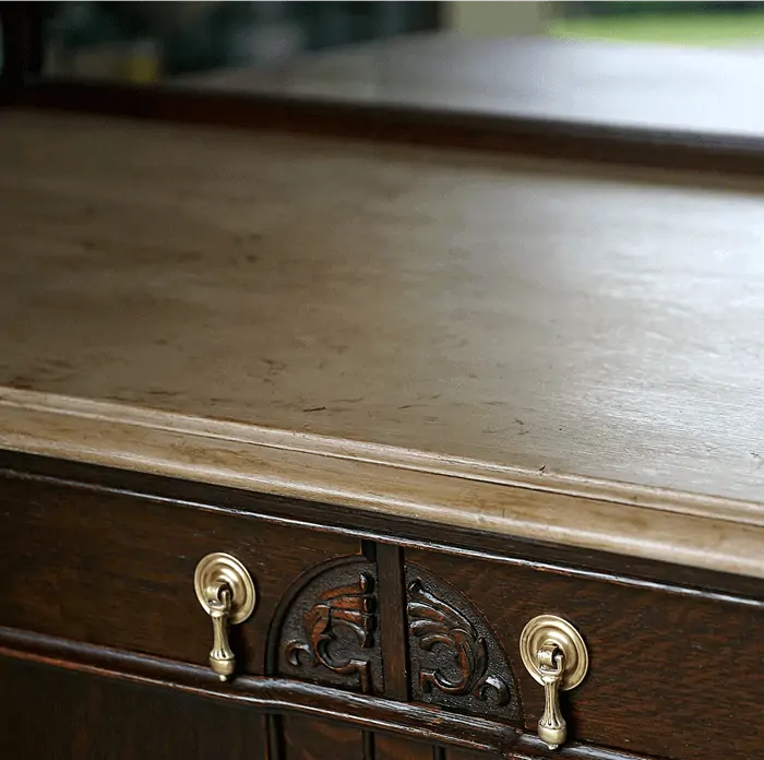 Antiqued Paint Finish Tops Vintage Buffet For The Win