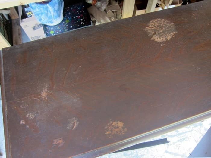 damage to buffet top