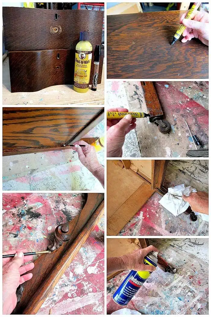 refurbishing antique furniture with Howads