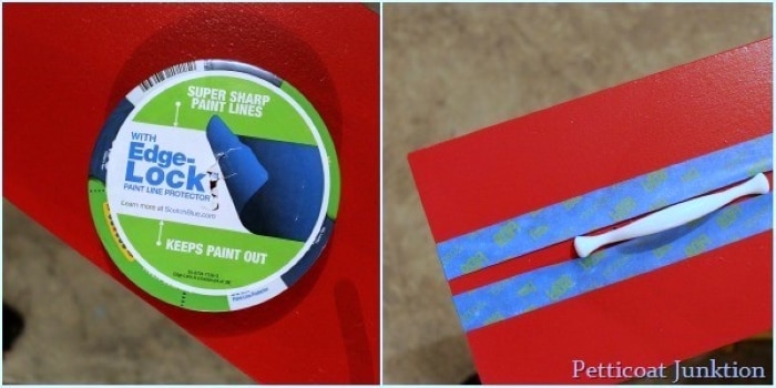 how to paint stripes using painters tape