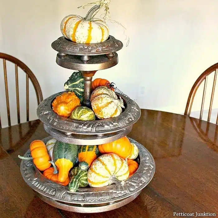 Far-Out Fall Decorating Ideas Featuring a Pumpkin Carousel Centerpiece