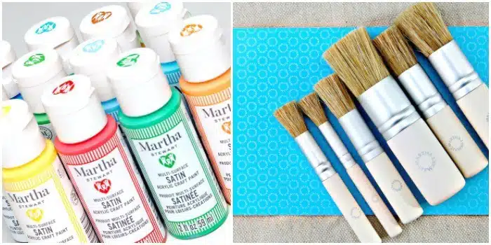 Martha Stewart Multi-Surface Acrylic Paint and Stencil Brushes