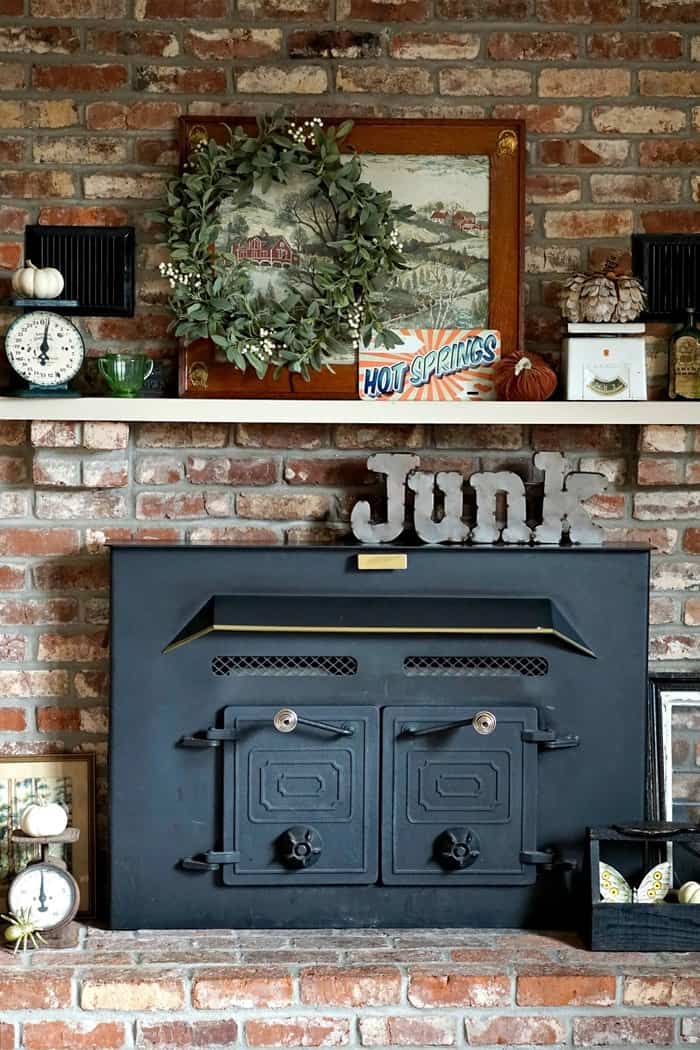 Eclectic Mantel Decor